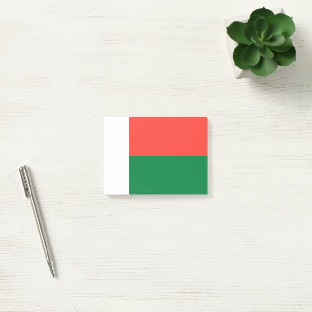 Madagascar flag post-it notes (Office)