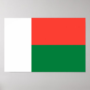 Madagascar Flag Poster