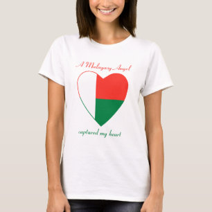 Madagascar Flag Sweetheart T-Shirt