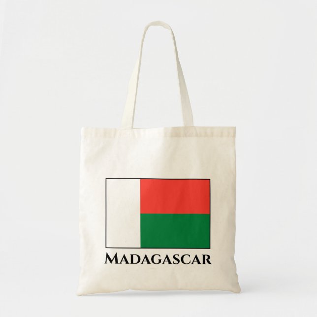 Madagascar Flag Tote Bag (Front)