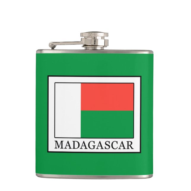 Madagascar Hip Flask (Front)