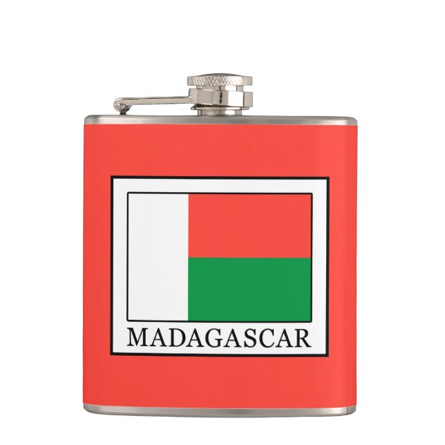 Madagascar Hip Flask (Front)