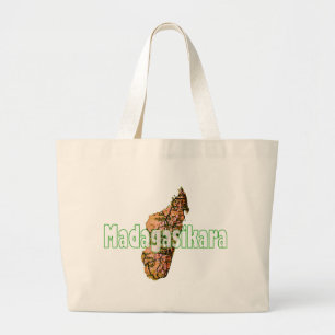 Madagascar large tote bag