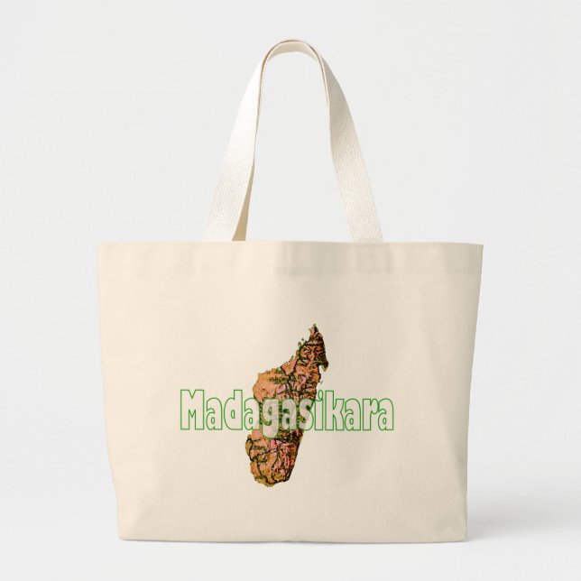 Madagascar  large tote bag (Front)