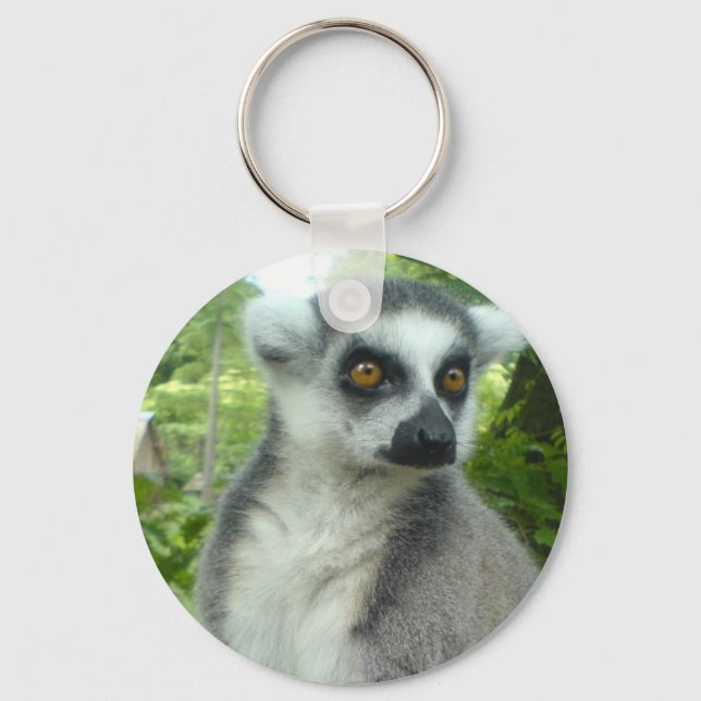 Madagascar Lemur Keychain (Front)