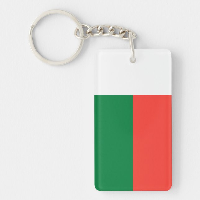 Madagascar – Malagasy Flag Key Ring (Front)