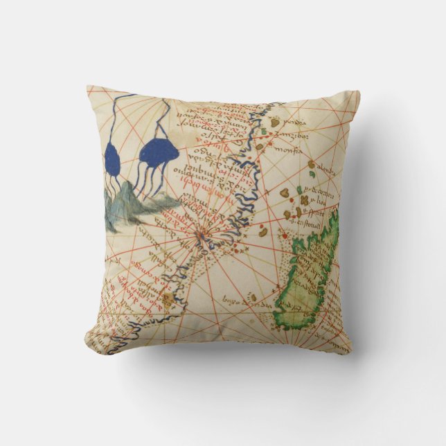 Madagascar Map Cushion (Front)