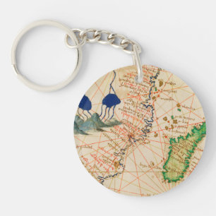 Madagascar Map Key Ring