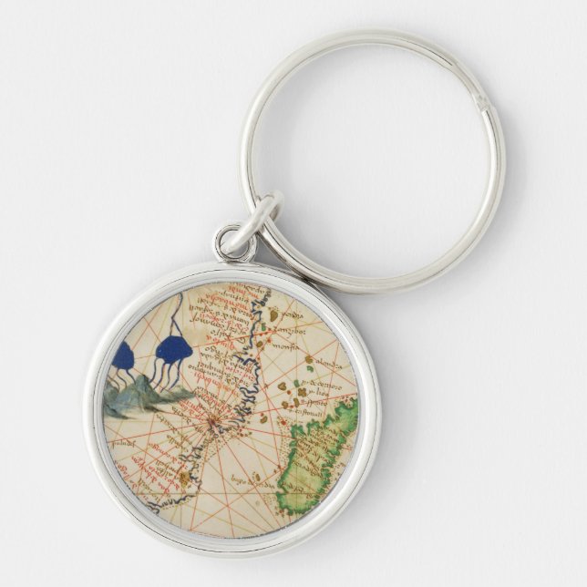 Madagascar Map Key Ring (Front)