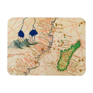 Madagascar Map Magnet