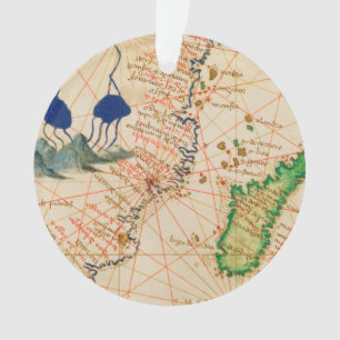 Madagascar Map Ornament