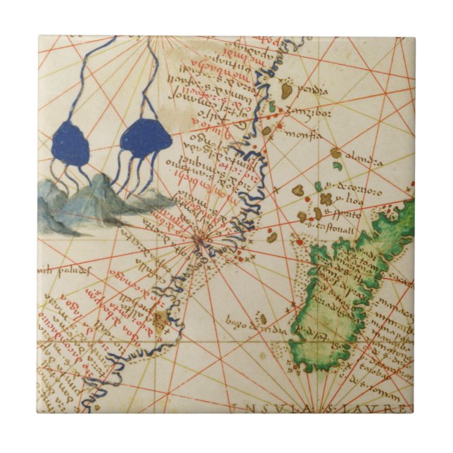 Madagascar Map Tile (Front)