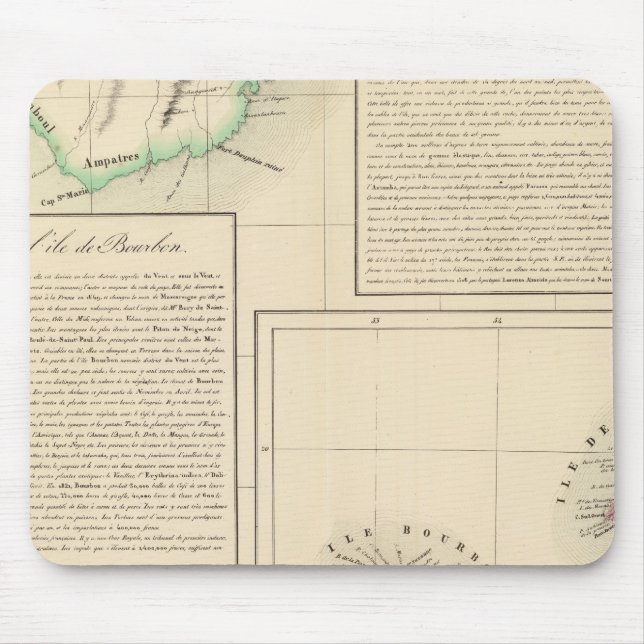 Madagascar, Mauritius 57 Mouse Mat (Front)