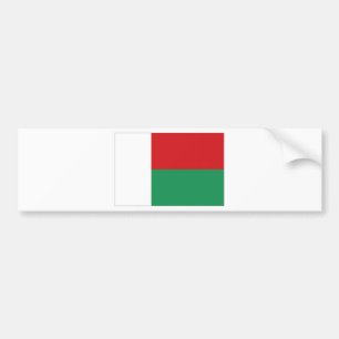 Madagascar National Flag Bumper Sticker
