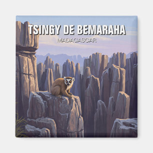 Madagascar Tsingy de Bemaraha National Park Travel Magnet