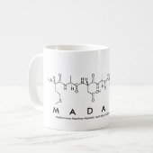 Madalyn peptide name mug (Front Left)