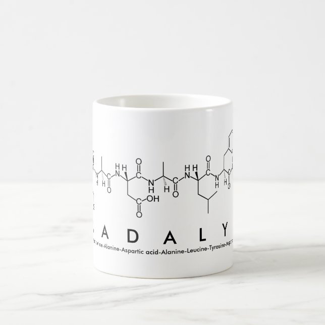 Madalyn peptide name mug (Center)