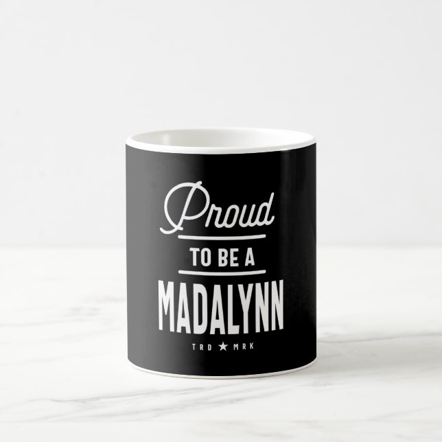 Madalynn Personalised Name Birthday Gift Coffee Mug (Center)