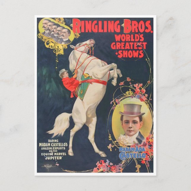 Madam Ada Castello Postcard (Front)