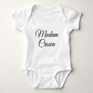 Madam Crown Baby Bodysuit