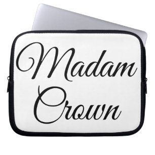 Madam Crown Laptop Sleeve
