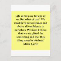 Madam Curie quote