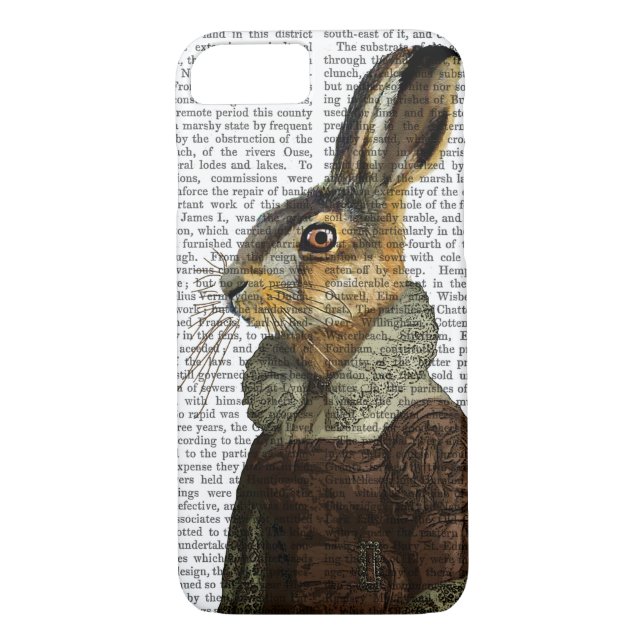 Madam Hare Portrait Case-Mate iPhone Case (Back)