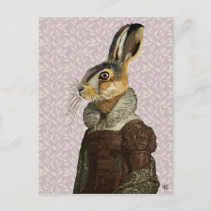 Madam Hare Postcard