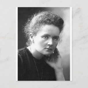 madam marie curie postcard