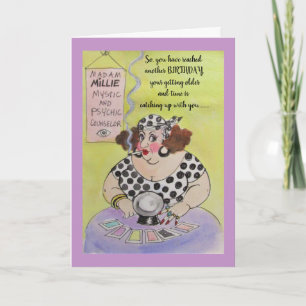 Madam Millie/Older generation Birthday card