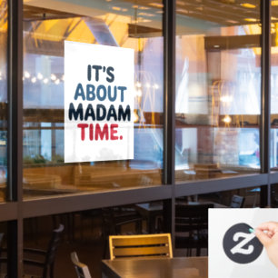 Madam President 2024 Election Vote Democrat Voting Window Cling