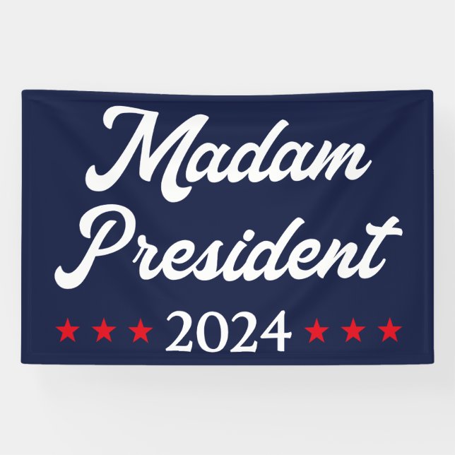 Madam President 2024 I - Kamala Harris Banner (Horizontal)