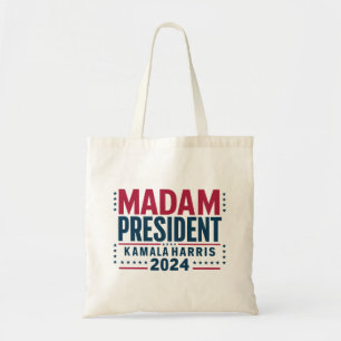 Madam President Kamala Harris 2024 Vote Democrat Tote Bag