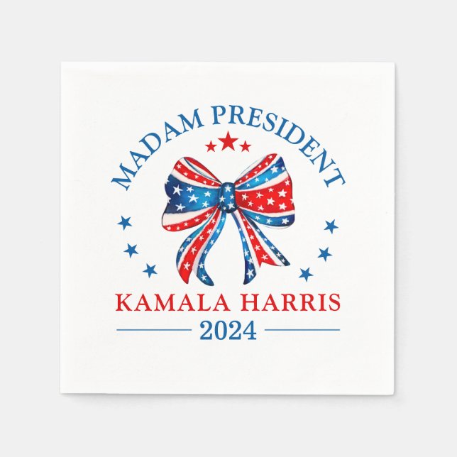 Madam President Kamala Harris Napkin (Front)