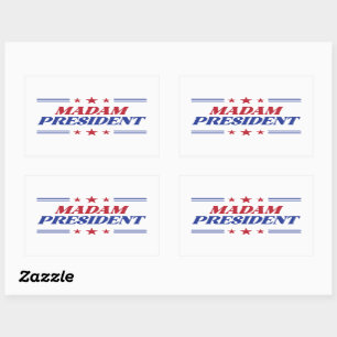 Madam President Kamala Harris Rectangular Sticker