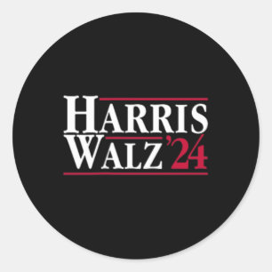 Madam President Kamala Harris Tim Wheimer Vp Brat Classic Round Sticker
