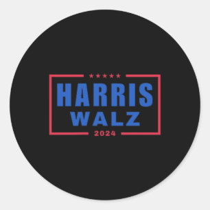 Madam President Kamala Harris Tim Wheimer Vp Brat Classic Round Sticker