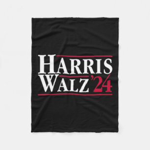 Madam President Kamala Harris Tim Wheimer Vp Brat Fleece Blanket