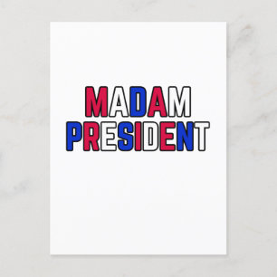 Madam President Postcard