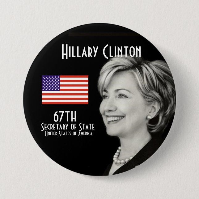 Madam Secretary (Round) 7.5 Cm Round Badge (Front)