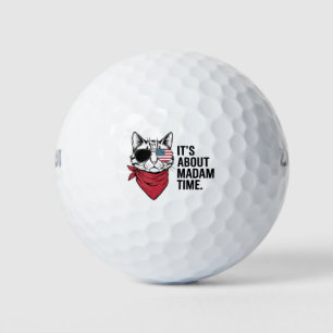 Madam Time President 2024 Kamala Harris DNC Rally Golf Balls