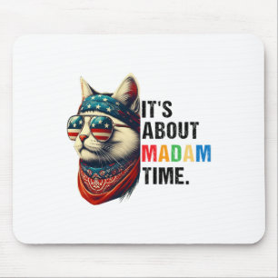 Madam Time President 2024 Kamala Harris Dnc Rally  Mouse Mat