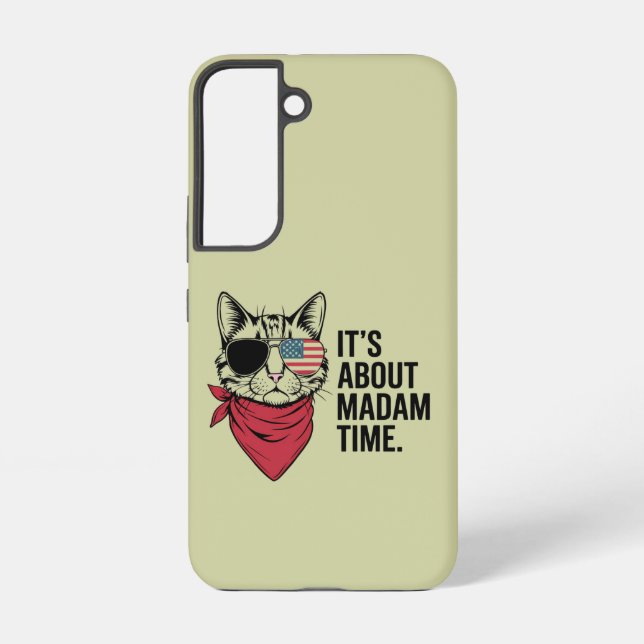 Madam Time President 2024 Kamala Harris DNC Rally Samsung Galaxy S22 Case (Back)