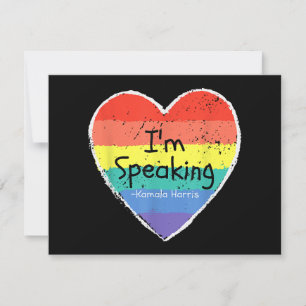 Madam Vice President I'm Speaking Kamala Harris gi Holiday Card