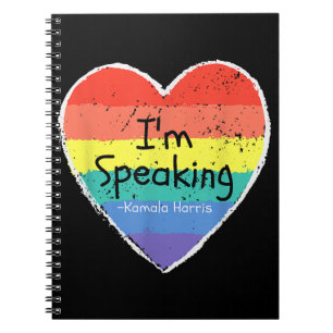 Madam Vice President I'm Speaking Kamala Harris gi Notebook