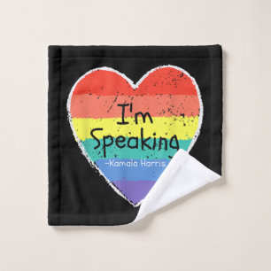 Madam Vice President I'm Speaking Kamala Harris gi Wash Cloth