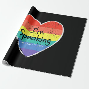 Madam Vice President I'm Speaking Kamala Harris gi Wrapping Paper