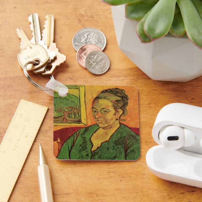 Madame Augustine Roulin by Vincent van Gogh Key Ring (Desk)