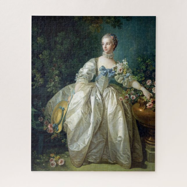 Madame Bergeret 1766 Boucher Jigsaw Puzzle (Vertical)