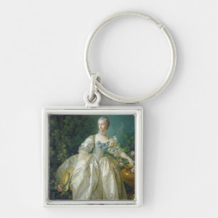 Madame Bergeret, c. 1766 (oil on canvas) Key Ring